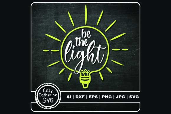 Review: Be the Light Bulb Quote for Embroidery