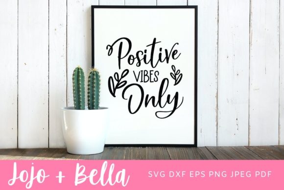 Review: Positive Vibes SVG for Embroidery Projects