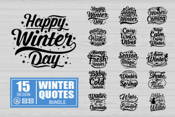 Review: Winter Quotes Bundle for Embroidery Projects